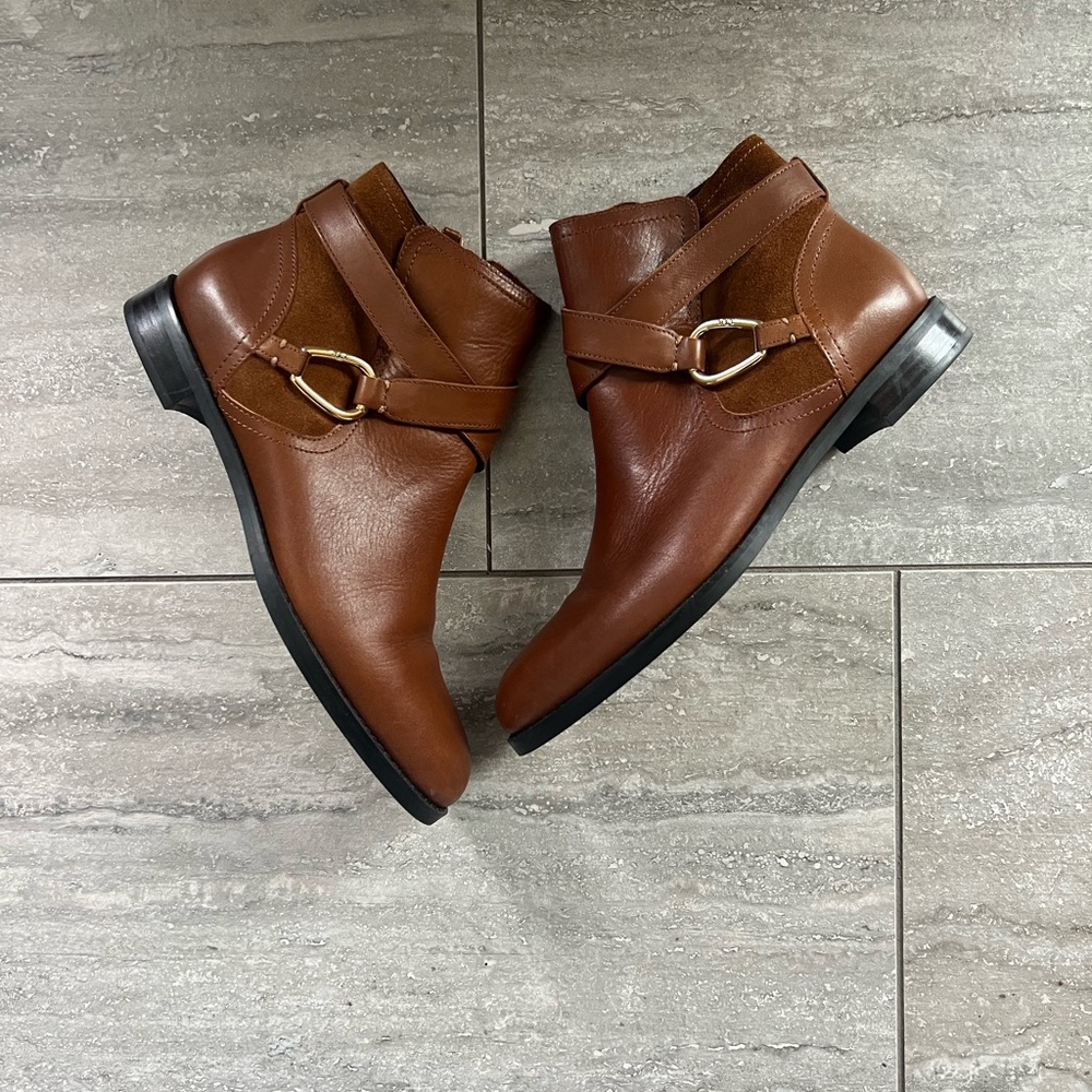 Ralph Lauren Chestnut Ankle Boots